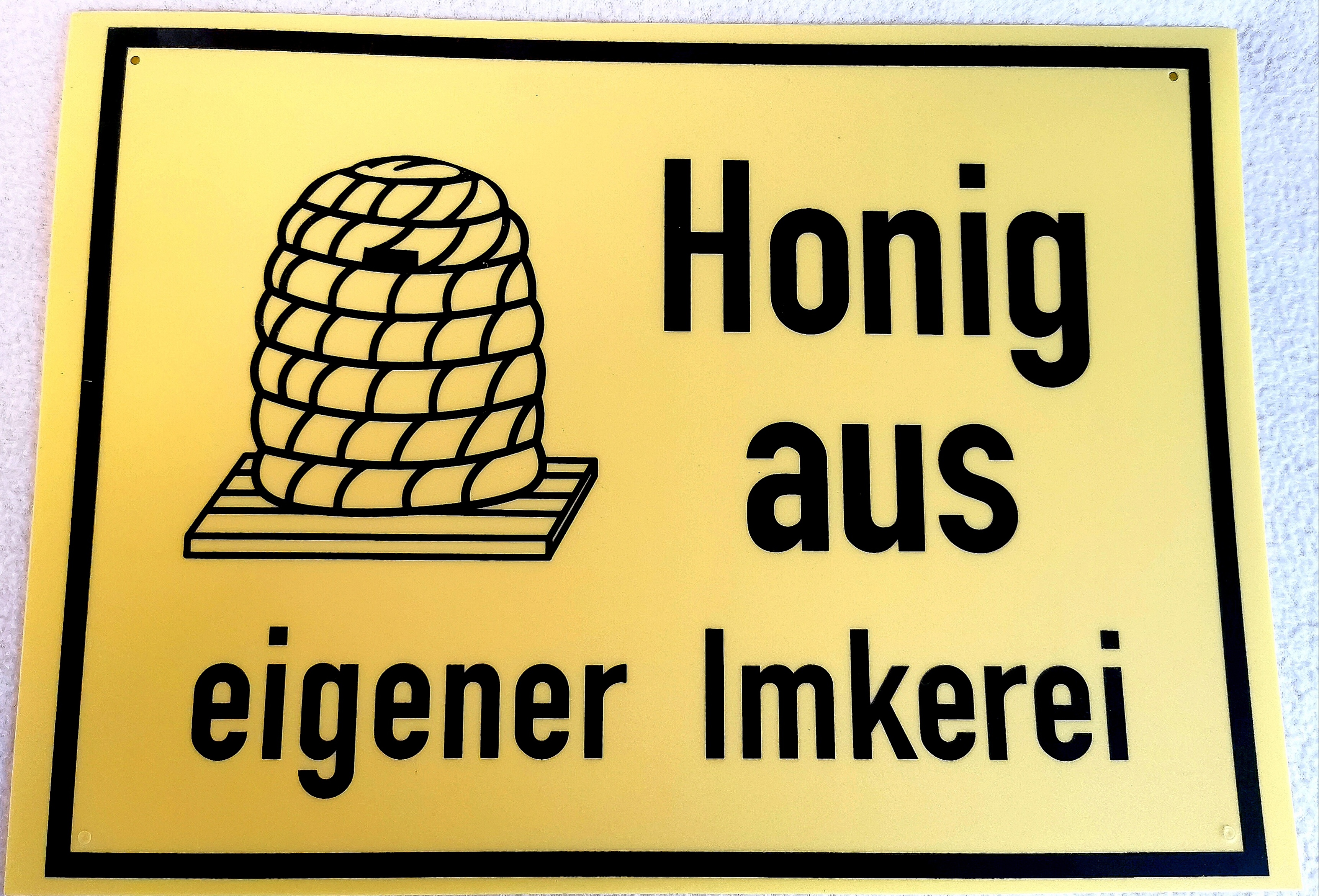 Werbeschild Honig aus eigener Imkerei,35x25cm,Imker,Bienen 